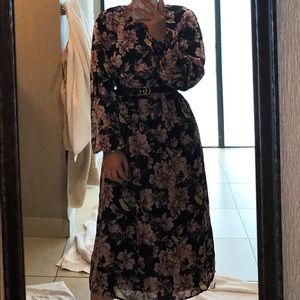 Midi floral dress